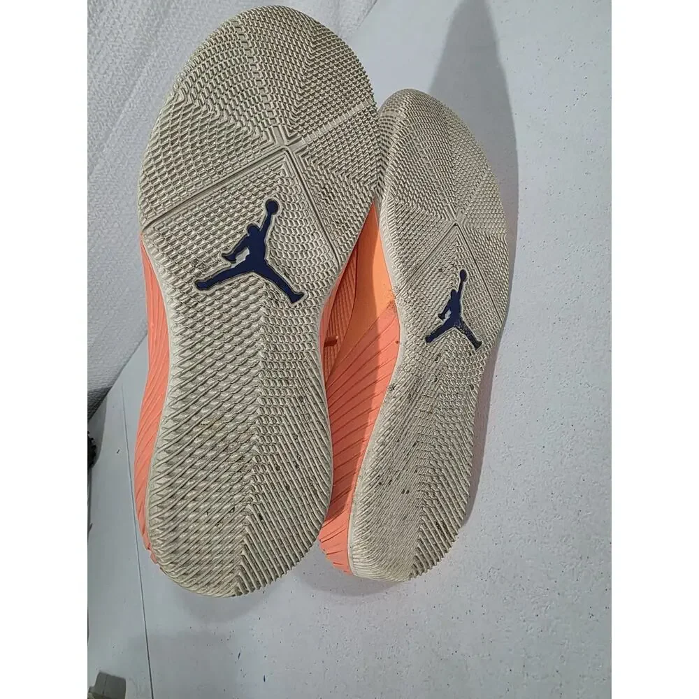 Jordan Why Not Zer0.1 Cotton Shot Sneakers Orange Pulse AA2510-800 Mens Size 11